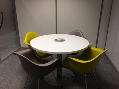 Chairs round table meeting