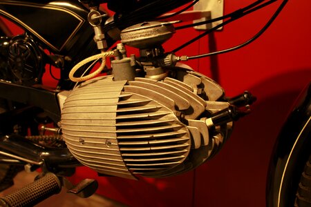 Two wheeled vehicle technology close up