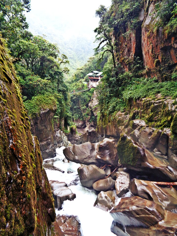 Waterfalls ecuador rocks