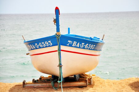Beach fishing landscape photo
