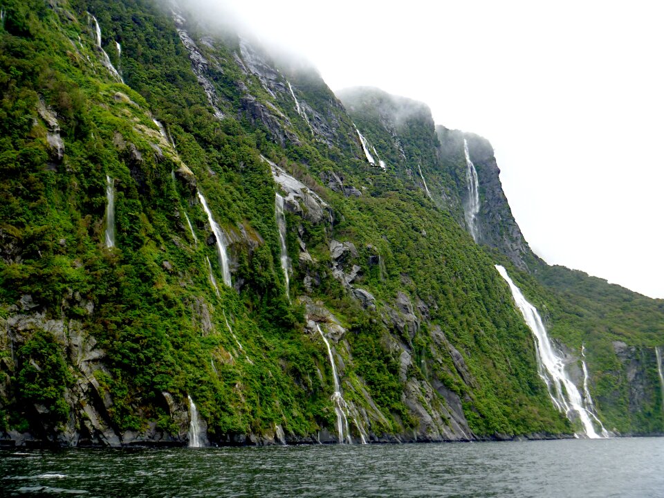 Sea water mountain
