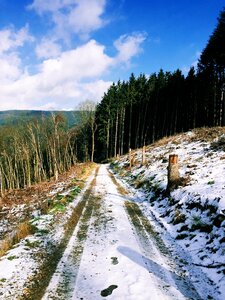 View belgium snow