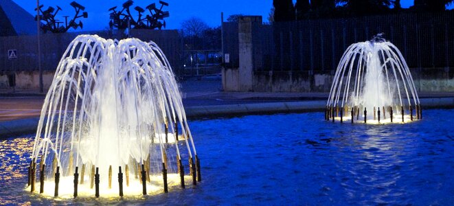 Field of the nations water light