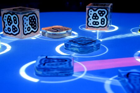 Dices gamble blue gaming photo