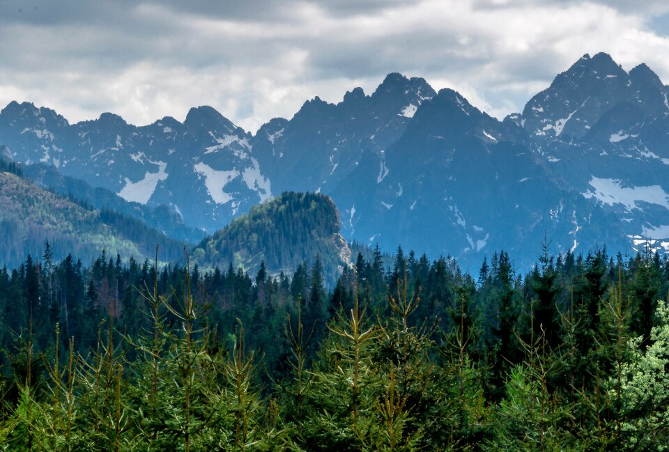 Blue green the high tatras
