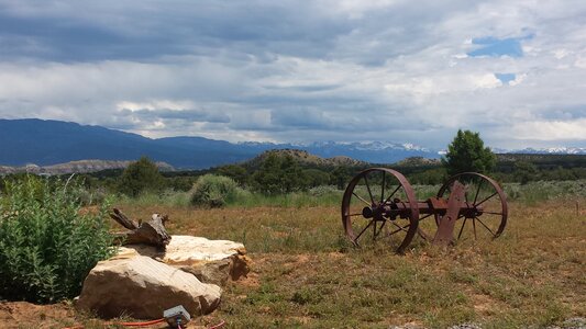 Old west western implements photo