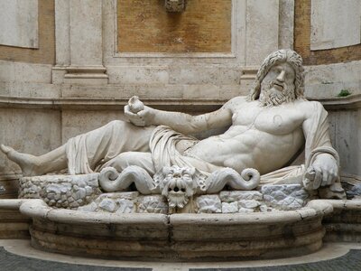 Sculpture fountain marble sculpture