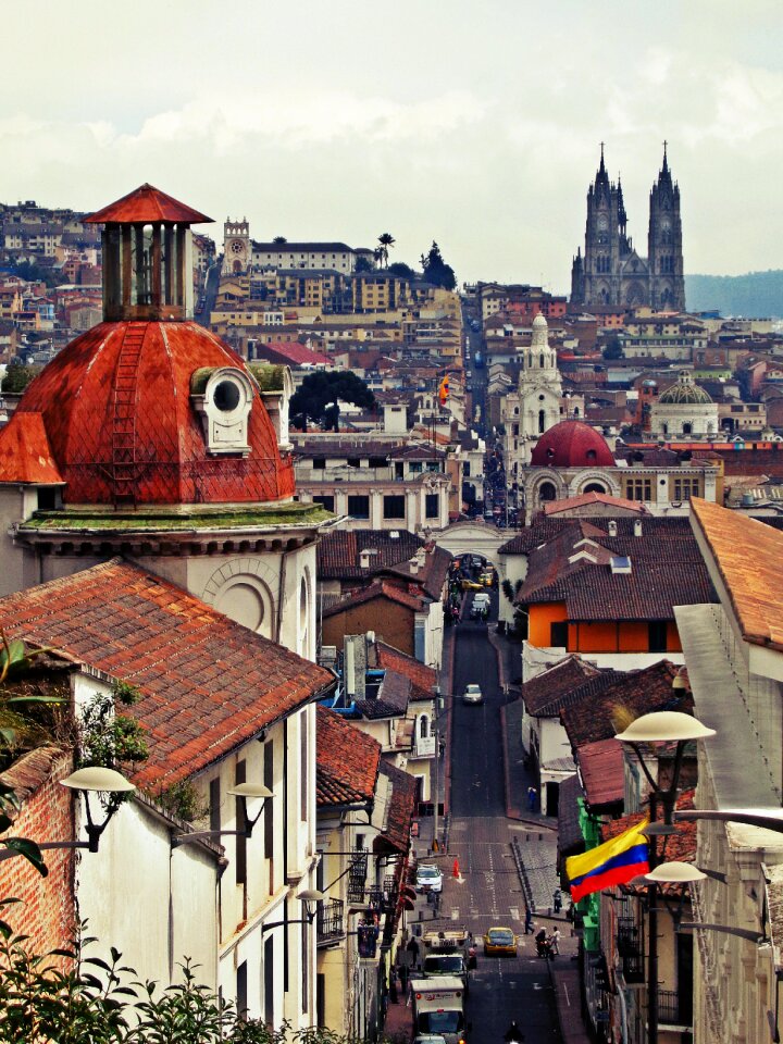 Quito ecuador view of the city