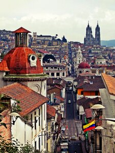 Quito ecuador view of the city