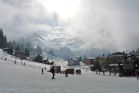 Schwyz mountain snow