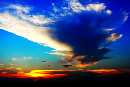Sunset cloud cloud day