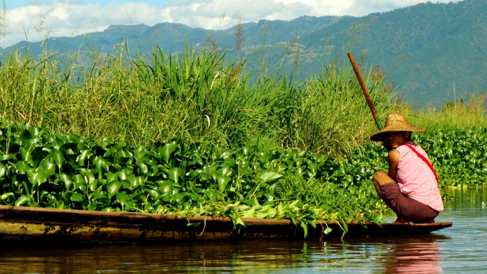 Water ethnic fishing photo