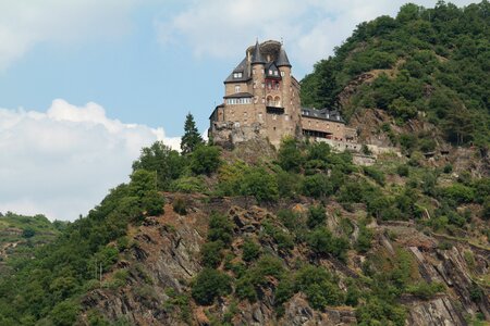 Rhine valley castle mouse ruin