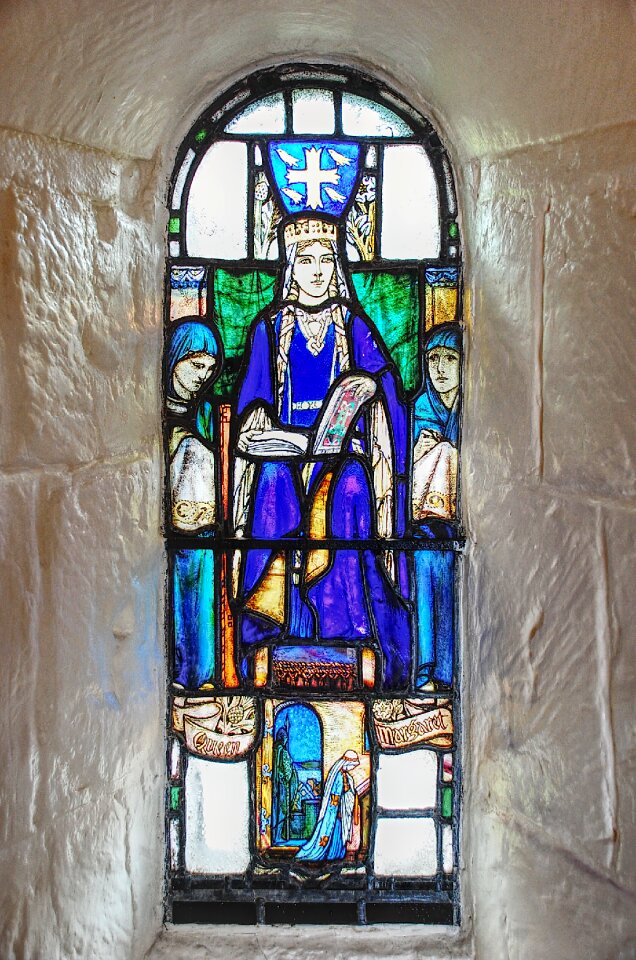Glass church window