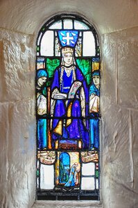 Glass church window