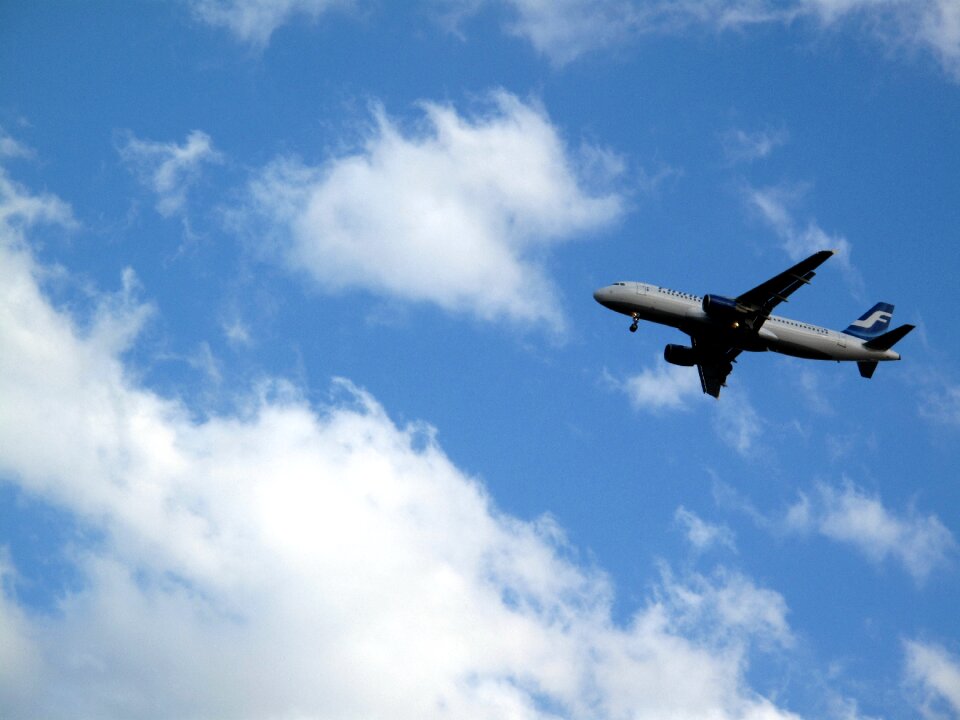 Flight transportation blue