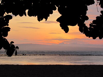 Sea water landscape photo