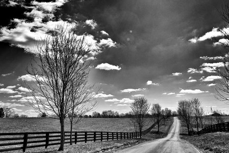 Rural country road photo