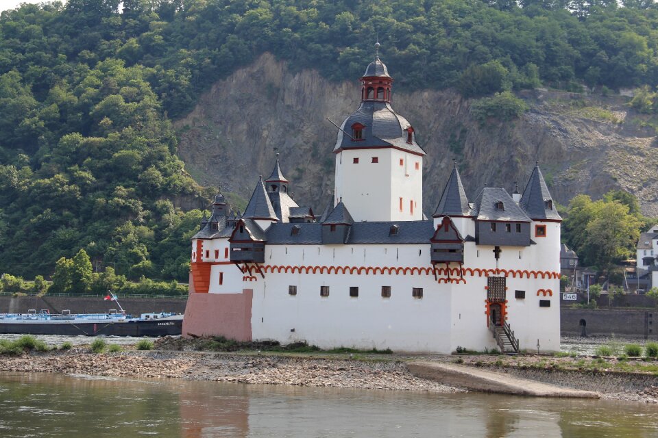 Rhine castle in the rhine kaub