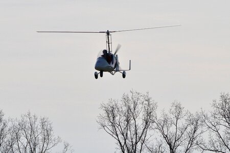 Sky flying landing