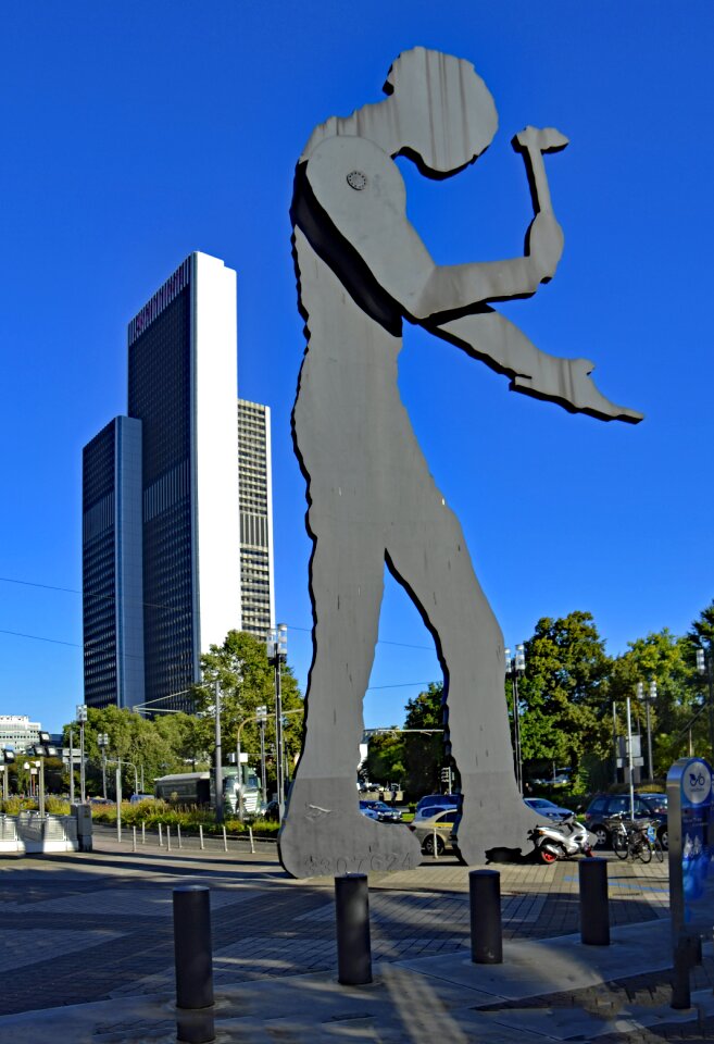 Germany hammering man art