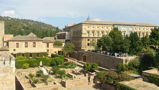 Spanish arabic palace photo