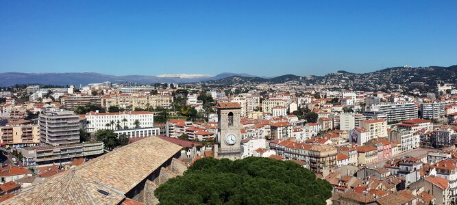 France houses mountains photo