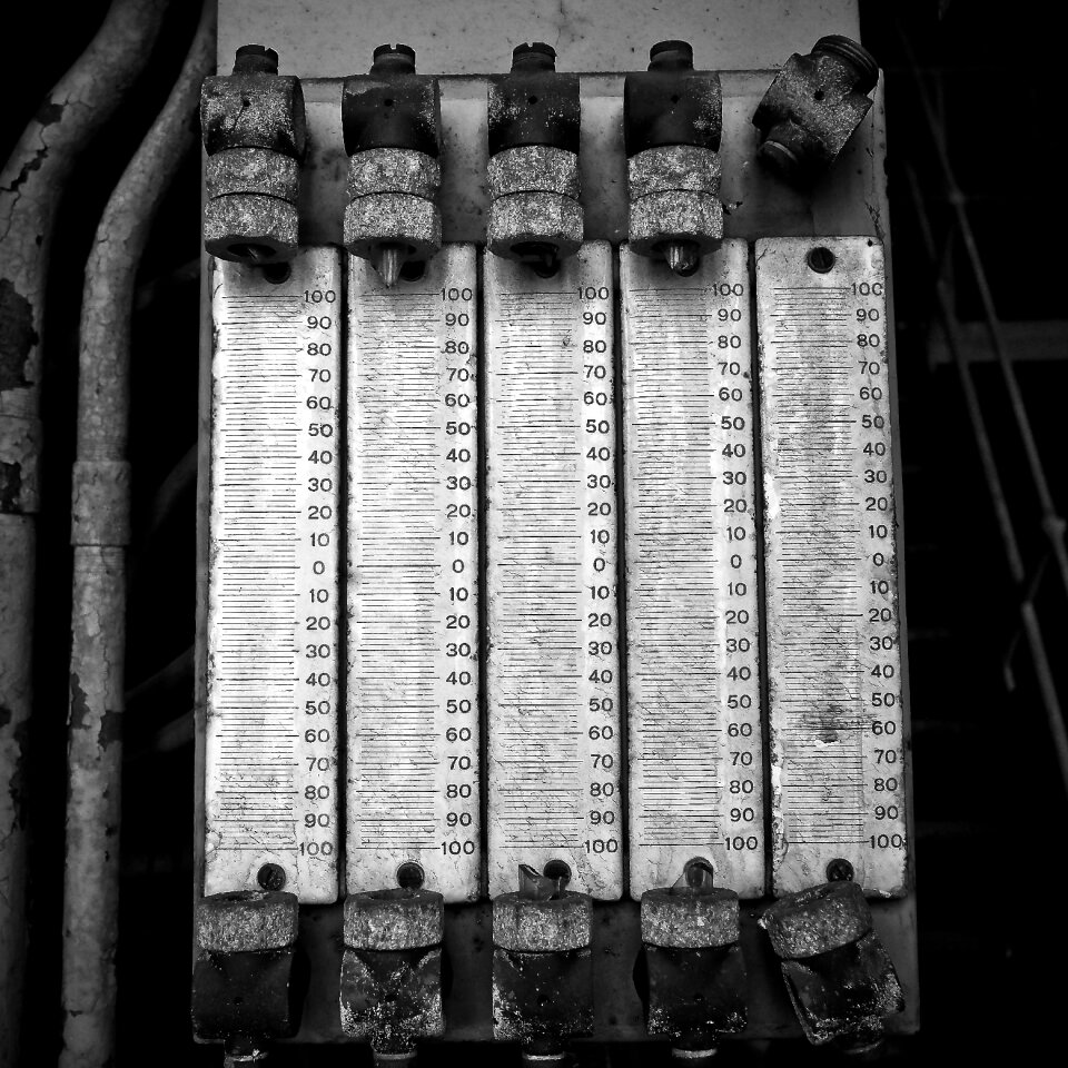 Abandoned industrial building lapsed