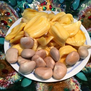 Tropical fruit jackfruit