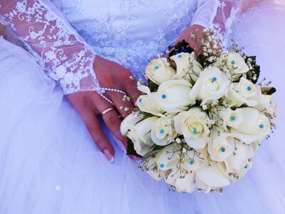 Bride bridal bouquet wedding