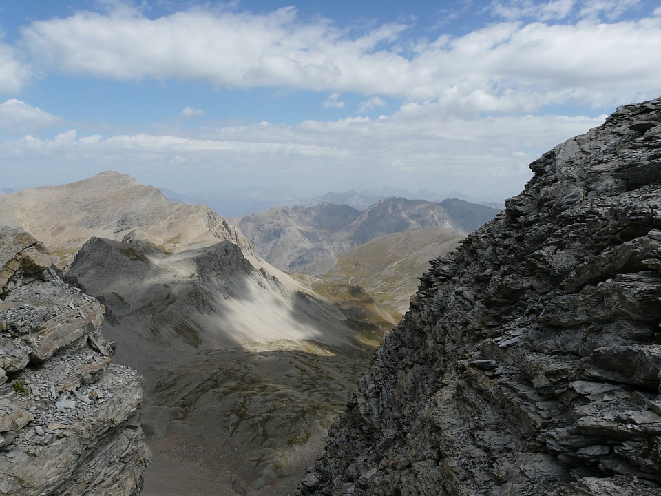 Mercantour mountain hiking