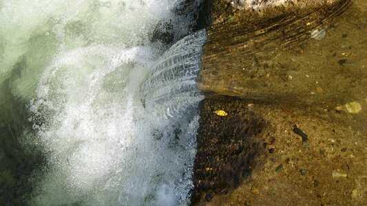 Water cascade stream