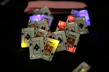 Jack cards lights
