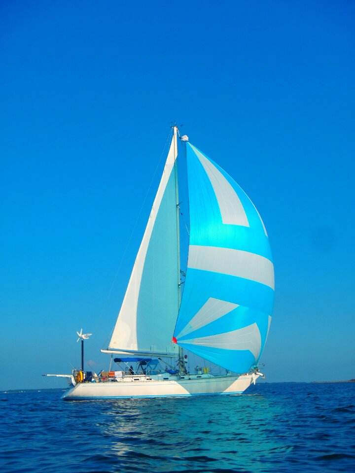 Bluewater sailboat boat