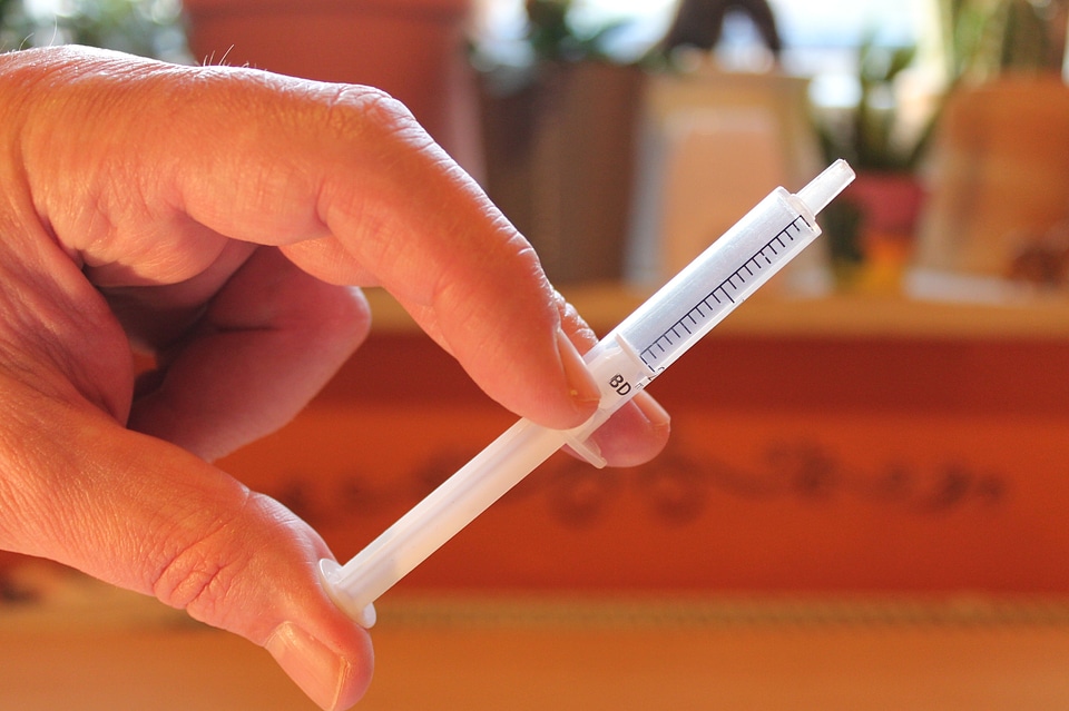 Syringe medical inject