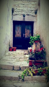 Old door entrance antique