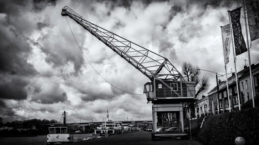 Port cargo crane logistics