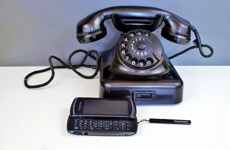 Dial communication call center photo