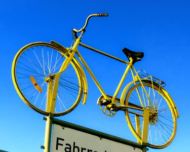 Wheel two wheeled vehicle cycling photo