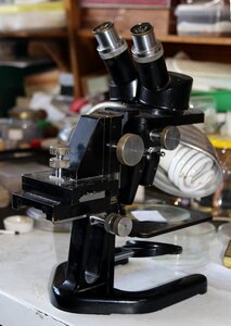 Microscope increases lab photo