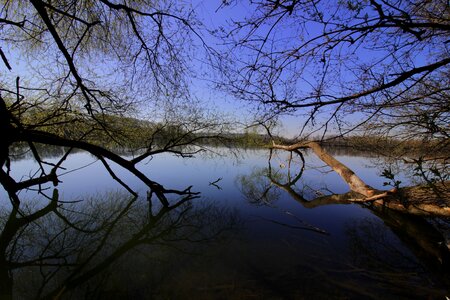 Lake blue nature
