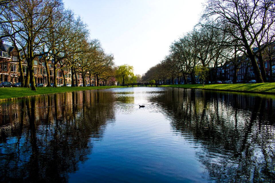 Water reflection park