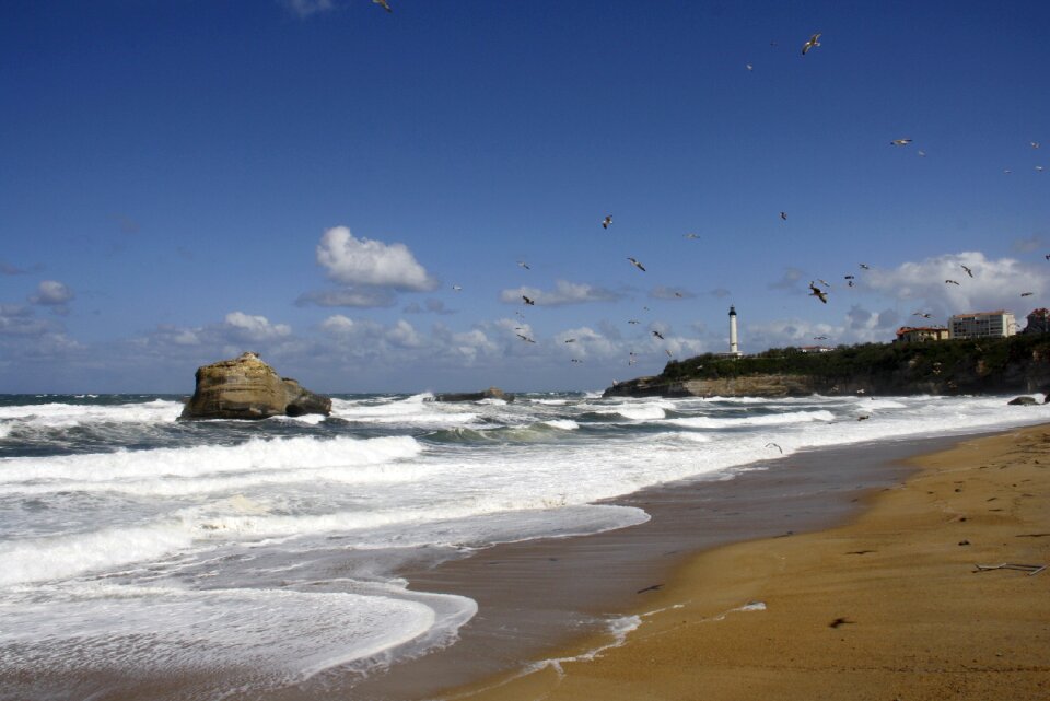 Bay of biscay sun landscape