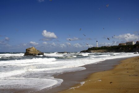 Bay of biscay sun landscape