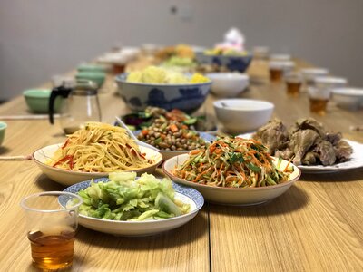 Dinner home chinese