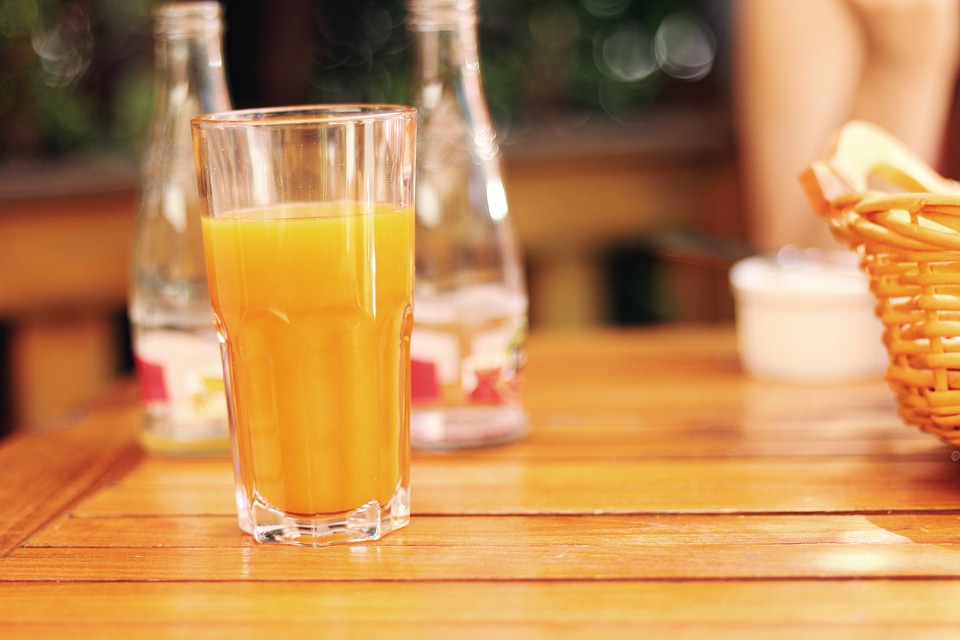 Food drinking glass