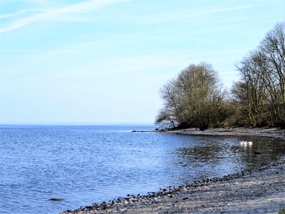 Little bay stony underground quiet lake