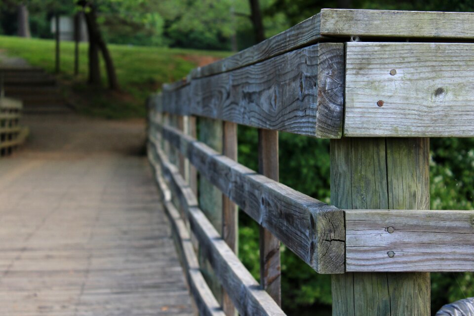 Wooden walking travel