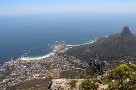 Cape town table mountain south africa photo