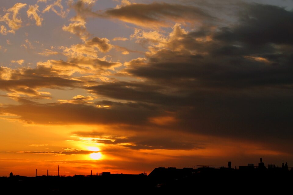 Clouds dawn mood